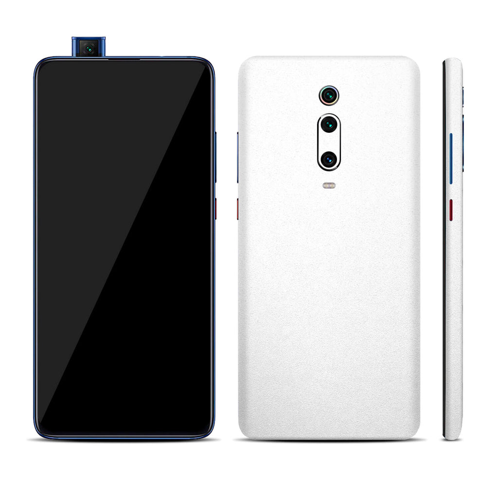Xiaomi Mi 9T Pro Textured Matt White Skins