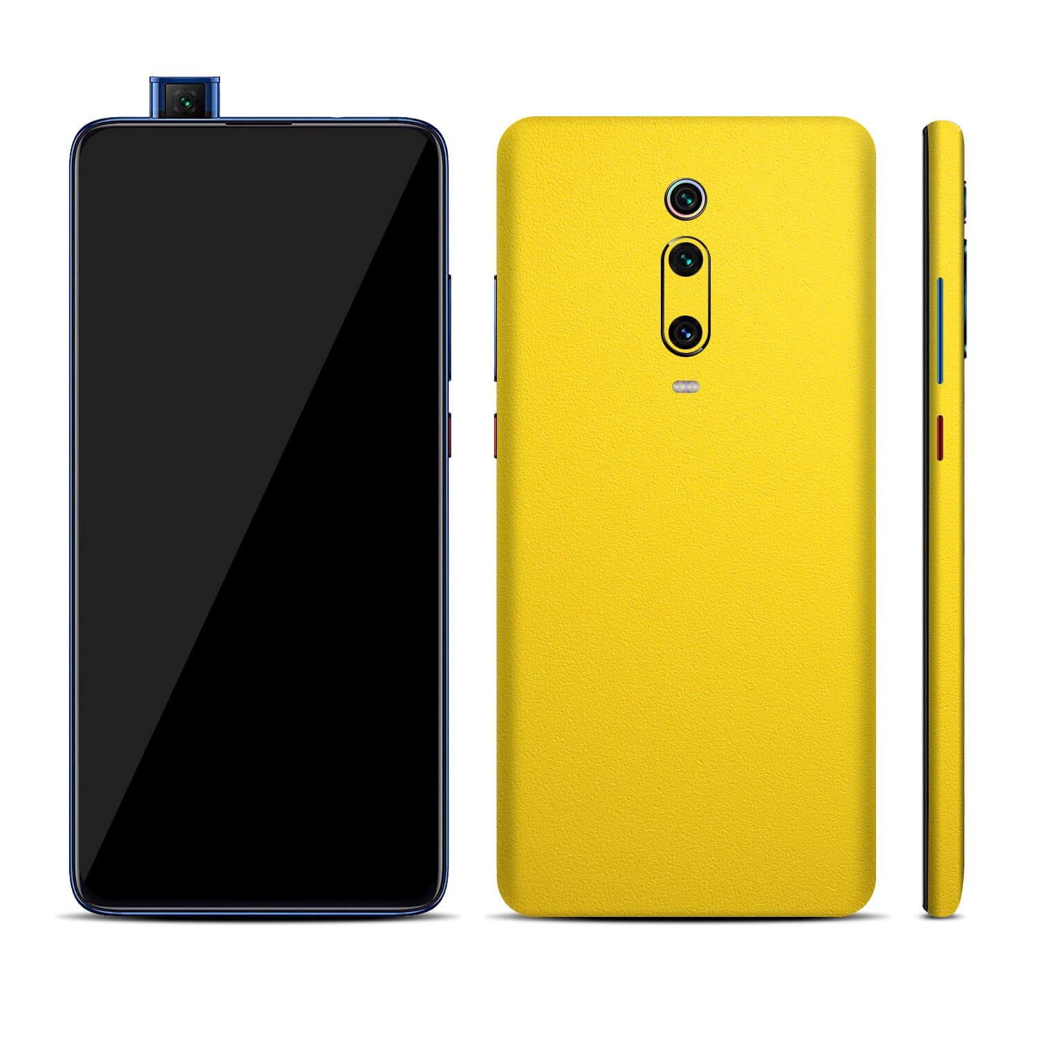 Xiaomi Mi 9T Textured Matt Yellow Skins