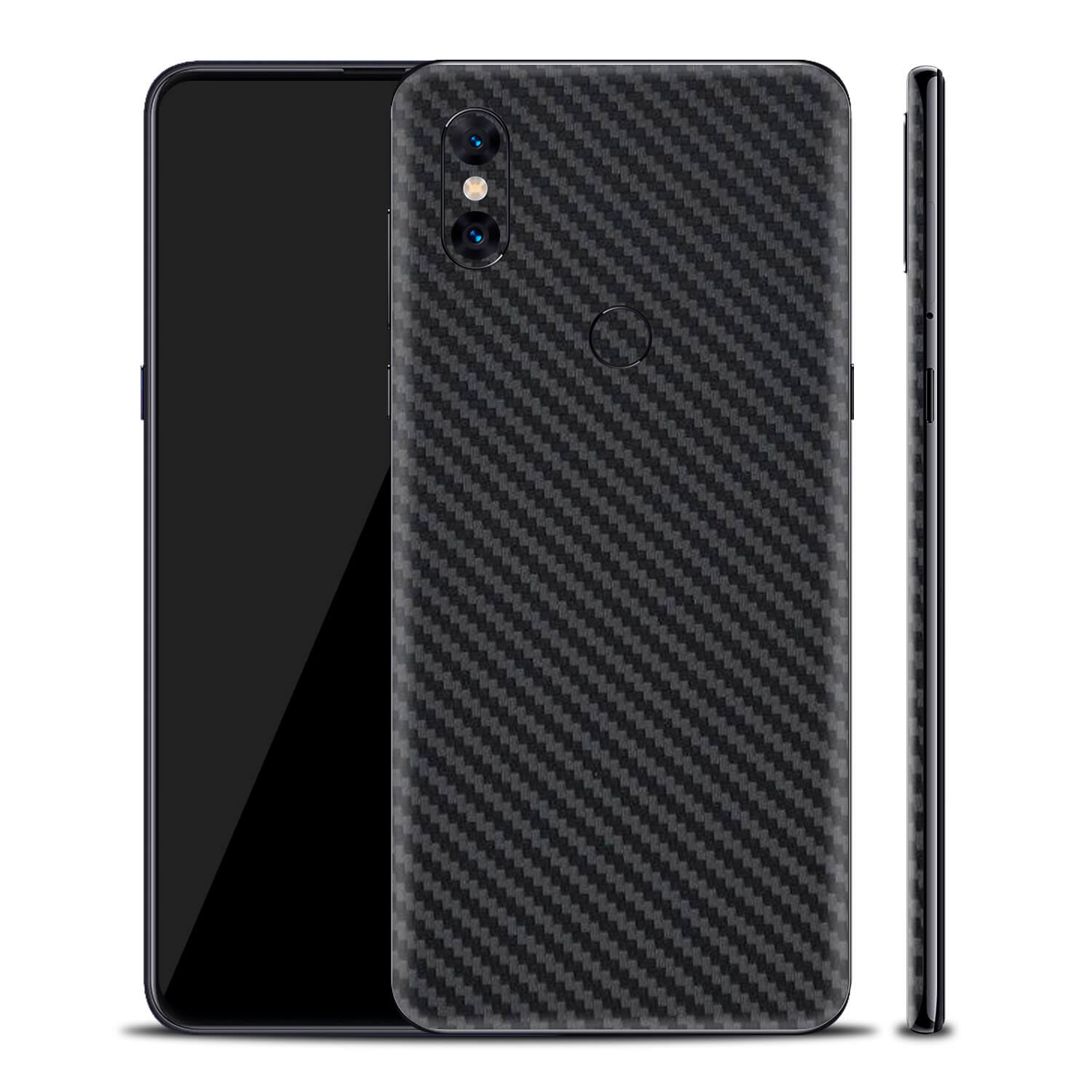 Xiaomi Mi Mix 3 5G Black Carbon Fibre Skins