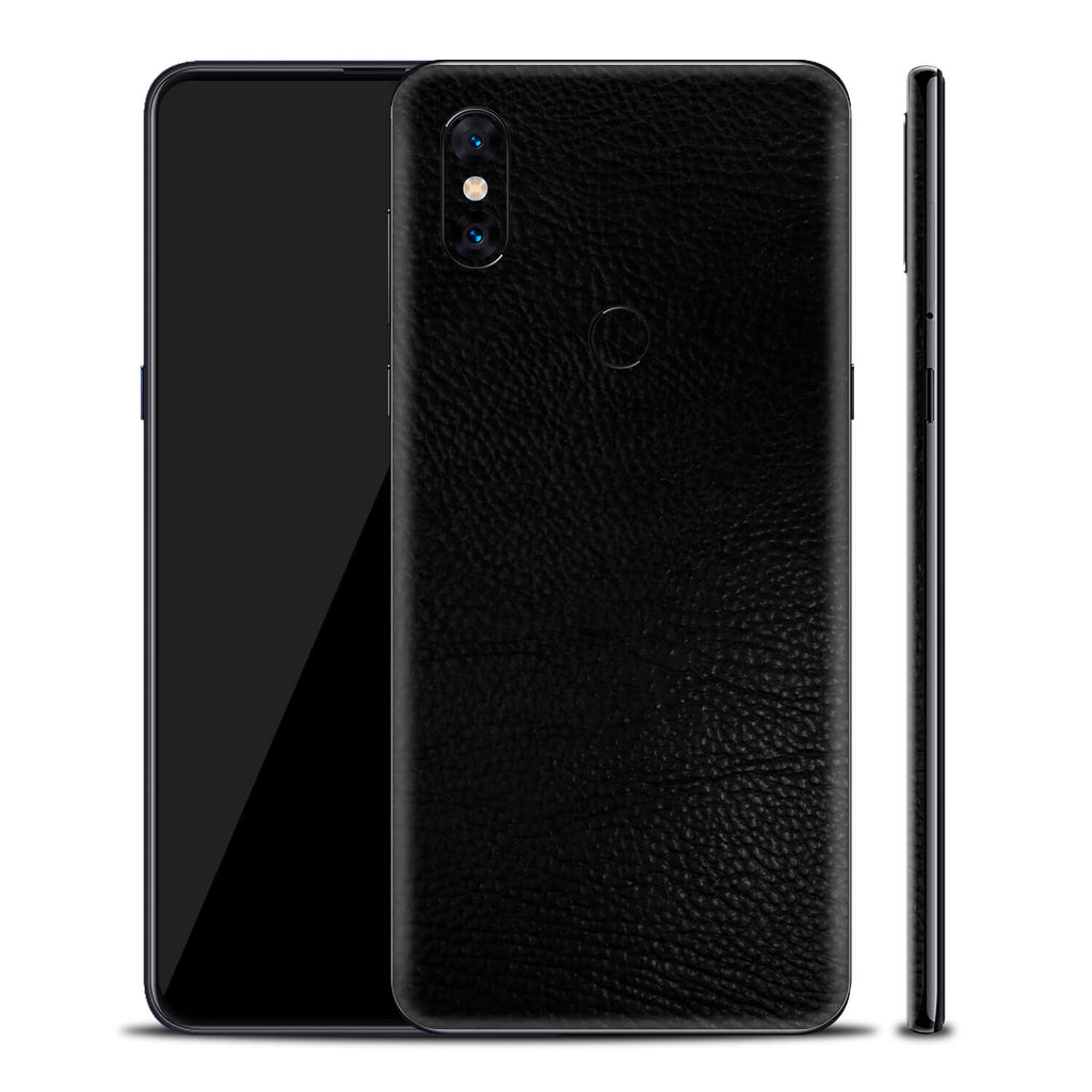 Xiaomi Mi Mix 3 5G Black Leather Skins