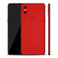 Xiaomi Mi Mix 3 5G Red Carbon Fibre Skins