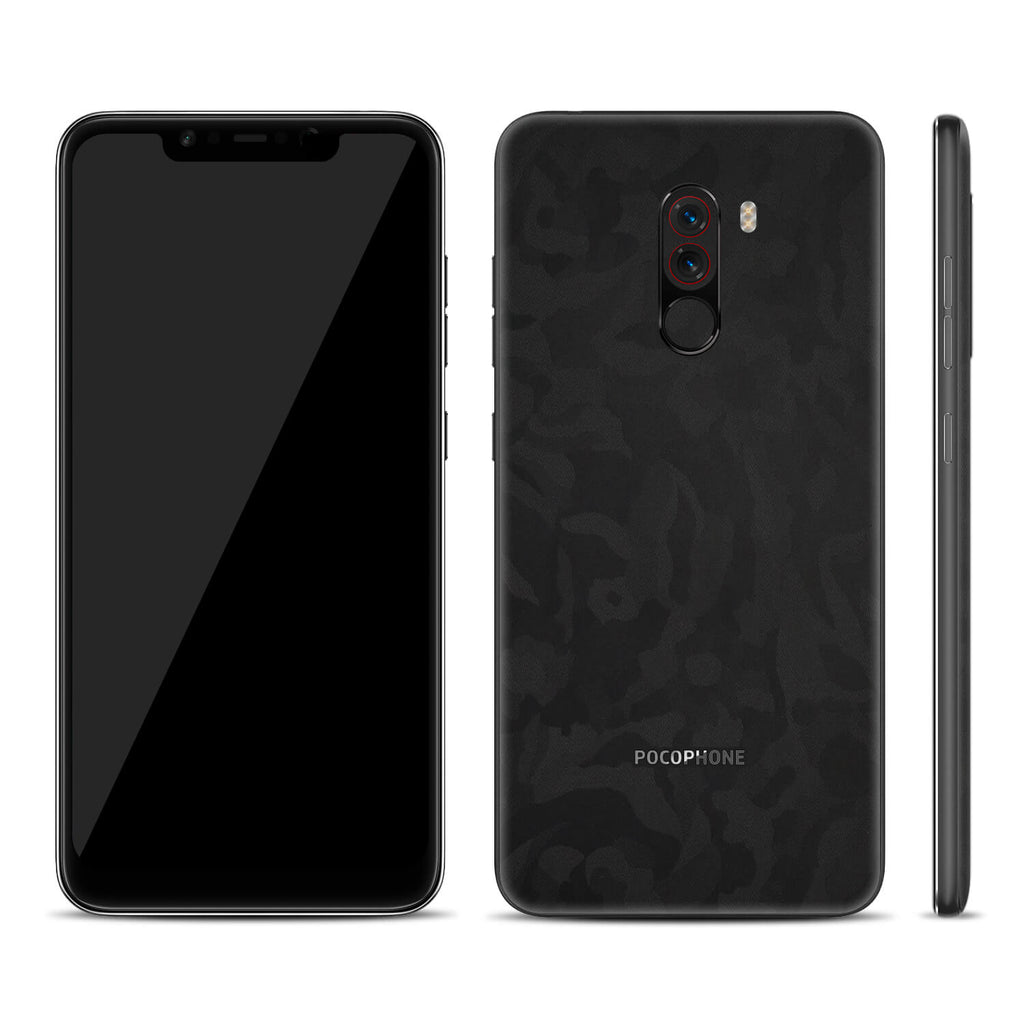 Xiaomi Pocophone F1 Black Camo Skins