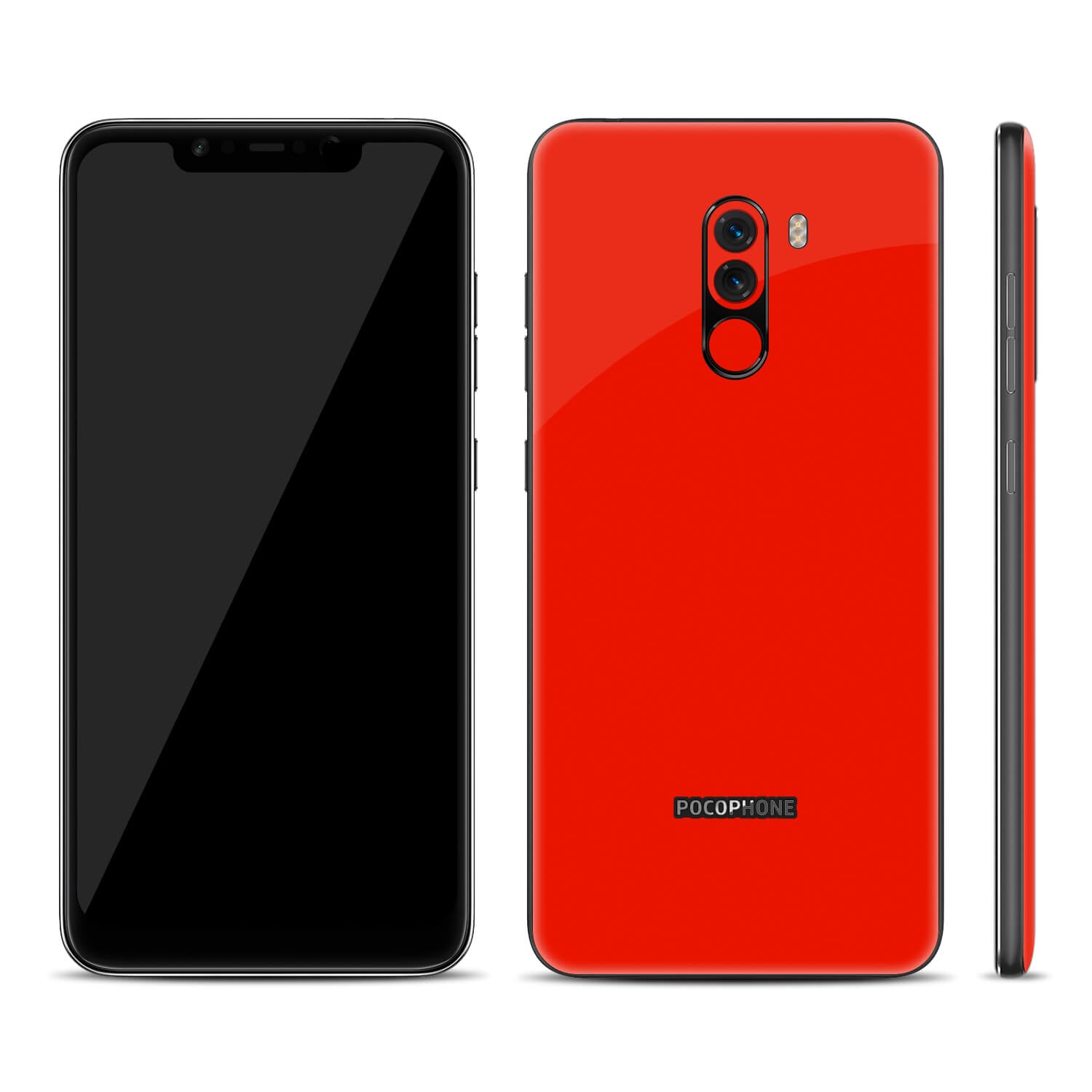Xiaomi Pocophone F1 Dragon Red Gloss Skins