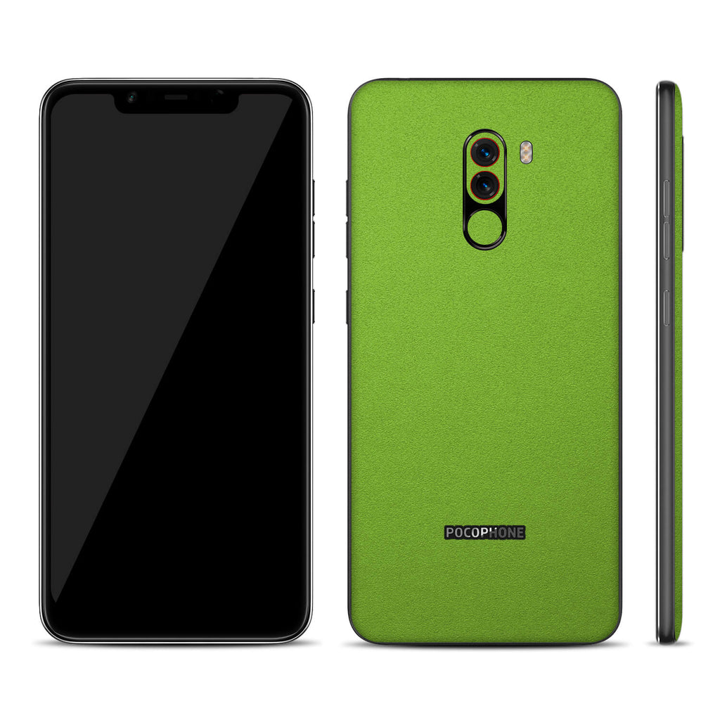 Xiaomi Pocophone F1 Textured Matt Green Skins