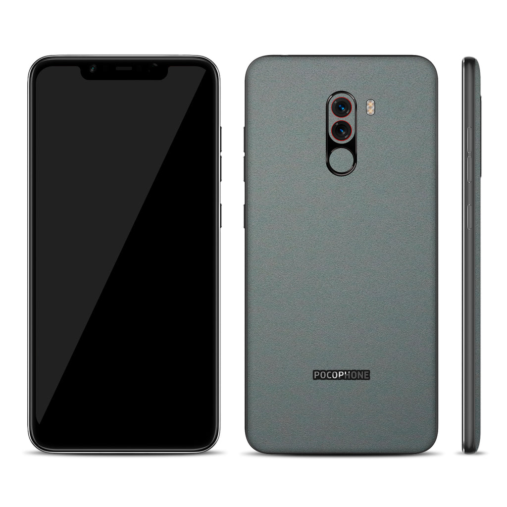 Xiaomi Pocophone F1 Textured Matt Grey Skins