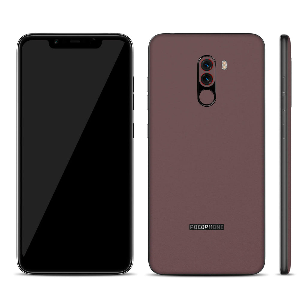 Xiaomi Pocophone F1 Textured Matt Mulberry Skins