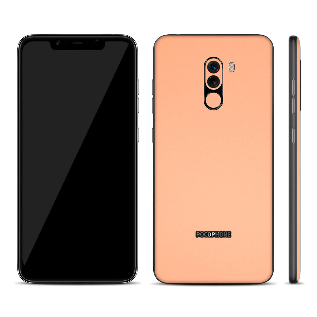 Xiaomi Pocophone F1 Textured Matt Peach Skins